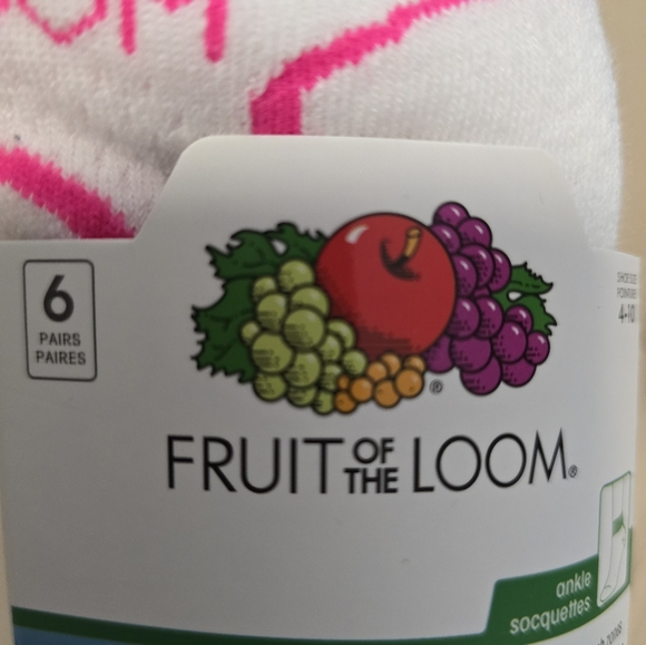 Fruit of the Loom Cool Zone Cotton 6 pack Athletic Socks 4-10 - Picture 2 of 3